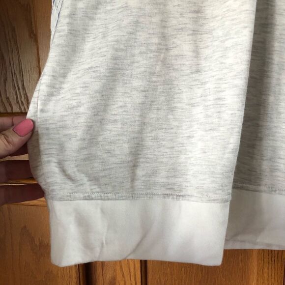 J Crew Scoop Neck Heather Nautical Striped Combo Pullover Sweatshirt - M - Picture 6 of 11